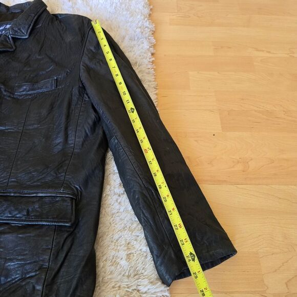 MICHAEL MICHELLE Mens Genuine Leather Jacket Size Large Soft Leather Size Large - Picture 7 of 9